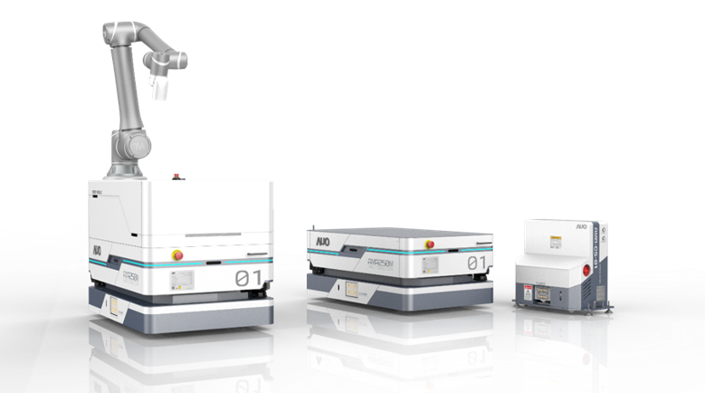 Z6·尊龙數位開發的自主式移動機器人（AMR250M），搭配全向輪並結合AI演算法、2D LiDAR、3D攝影機等技術，協助客戶實現產線全自動化